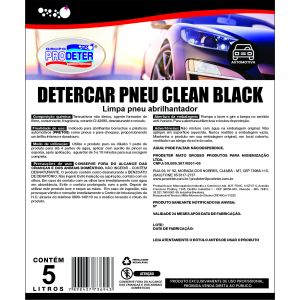 DETERCAR PNEU CLEAN BLACK 5L