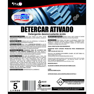 DETERCAR ATIVADO 5L