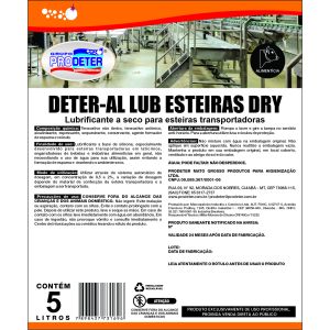 DETER-AL LUB ESTEIRAS DRY 5LT
