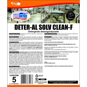 DETER-AL SOLV CLEAN-F 5LT